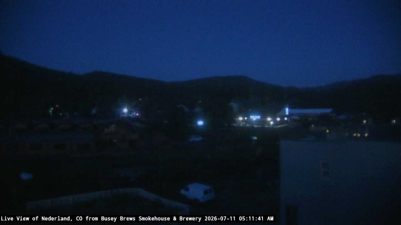 time-lapse frame, Busey Brews Nederland daily time lapse webcam