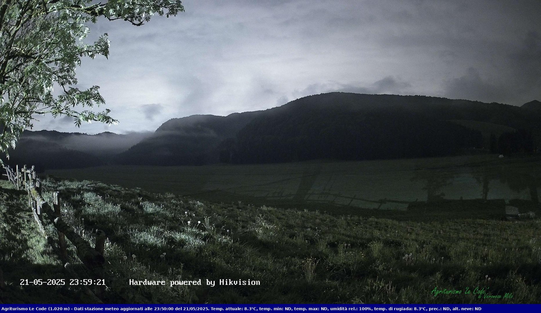 time-lapse frame, Webcam Cansiglio - verso la piana dei "Bech" webcam