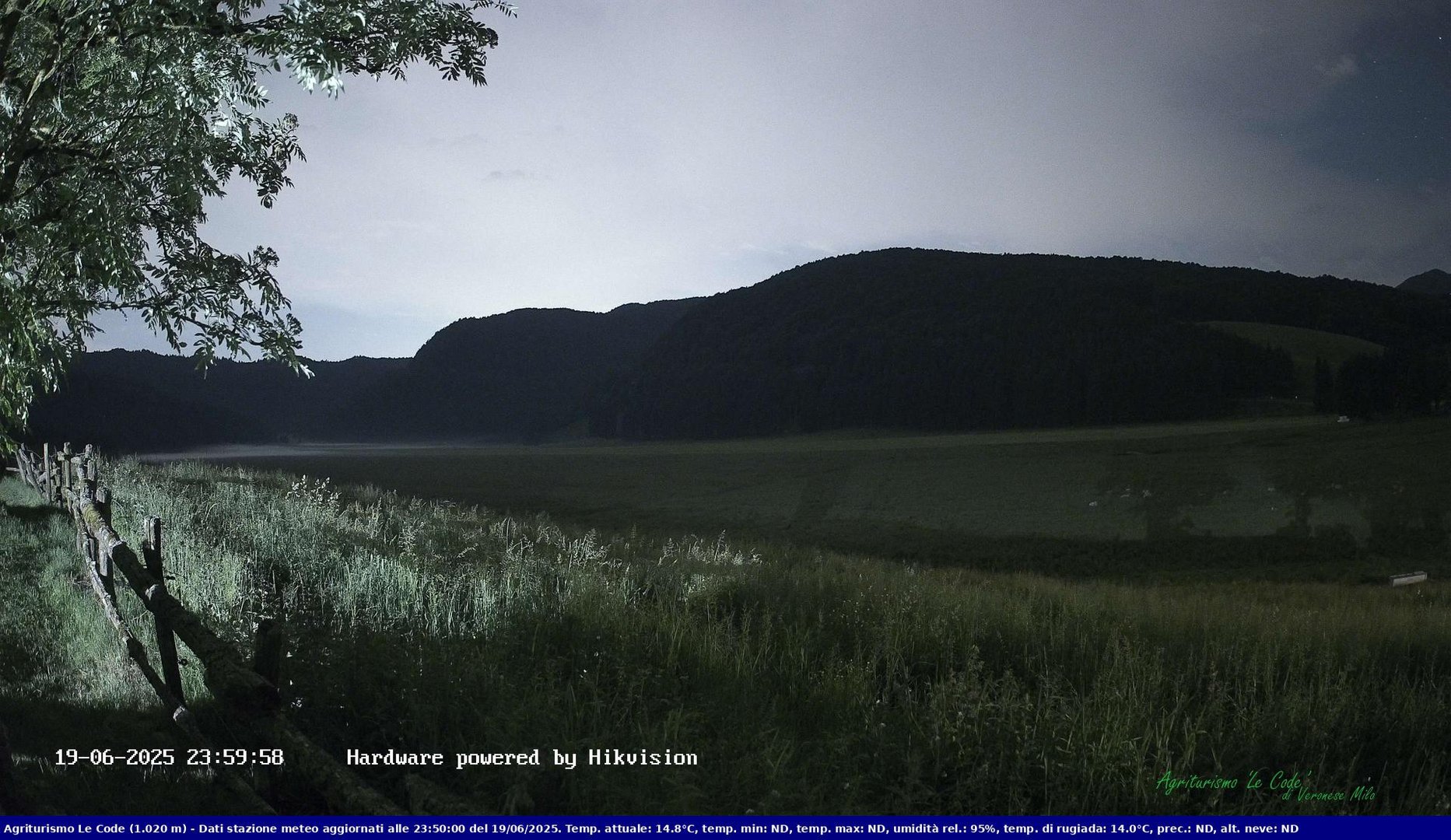 time-lapse frame, Webcam Cansiglio - verso la piana dei "Bech" webcam