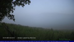 view from Webcam Cansiglio - verso la piana dei "Bech" on 2025-07-15