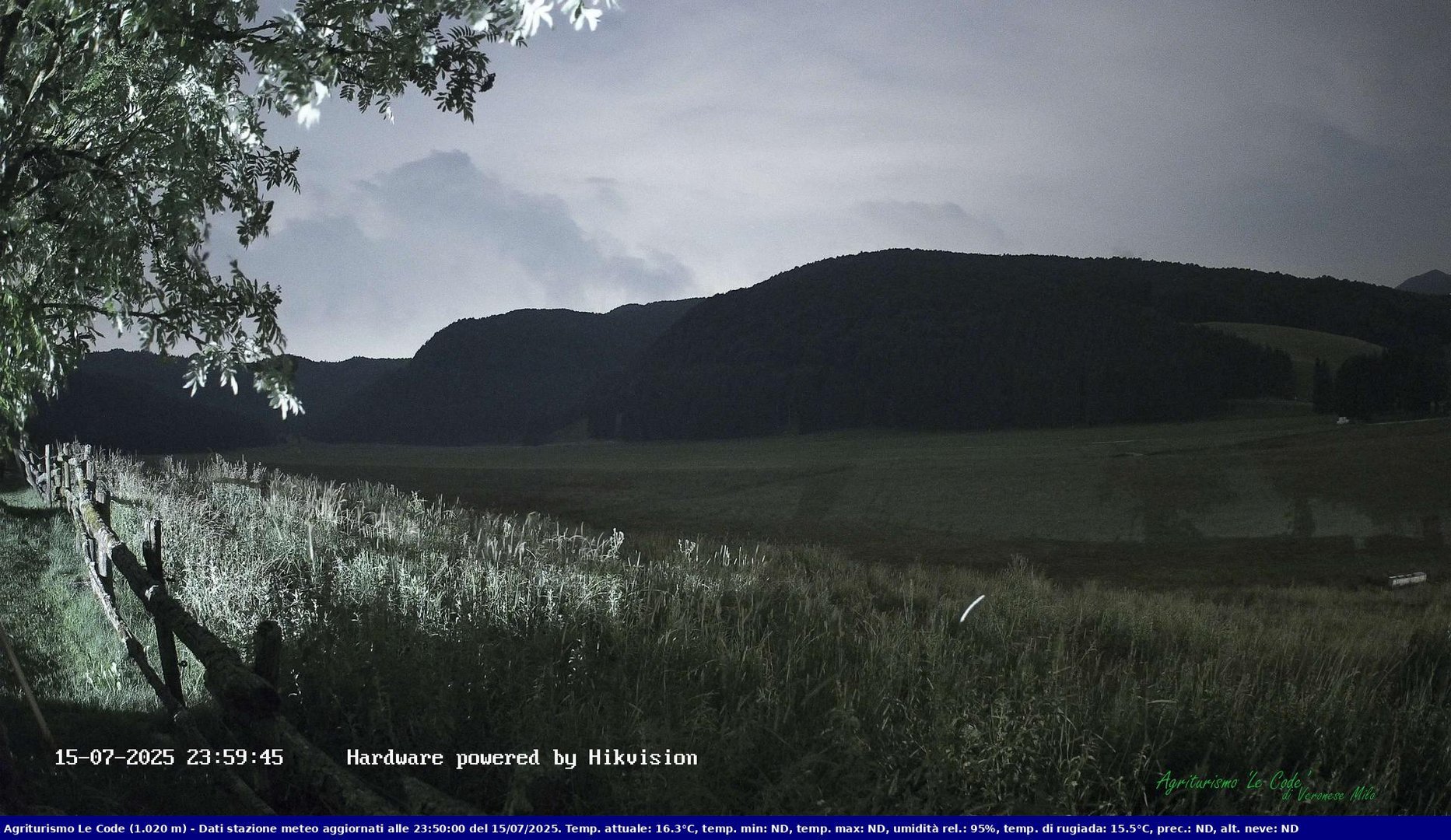 time-lapse frame, Webcam Cansiglio - verso la piana dei "Bech" webcam
