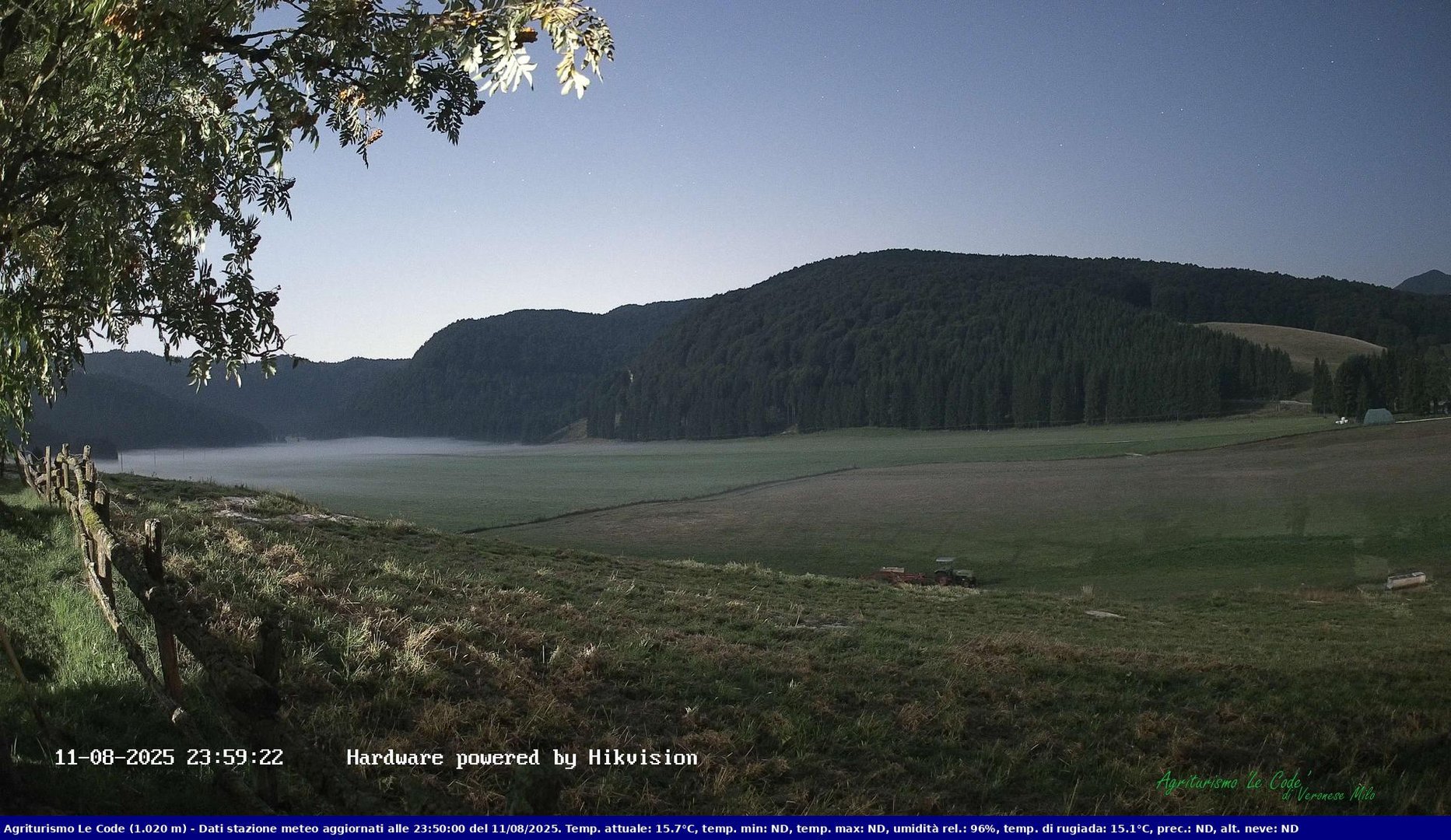time-lapse frame, Webcam Cansiglio - verso la piana dei "Bech" webcam
