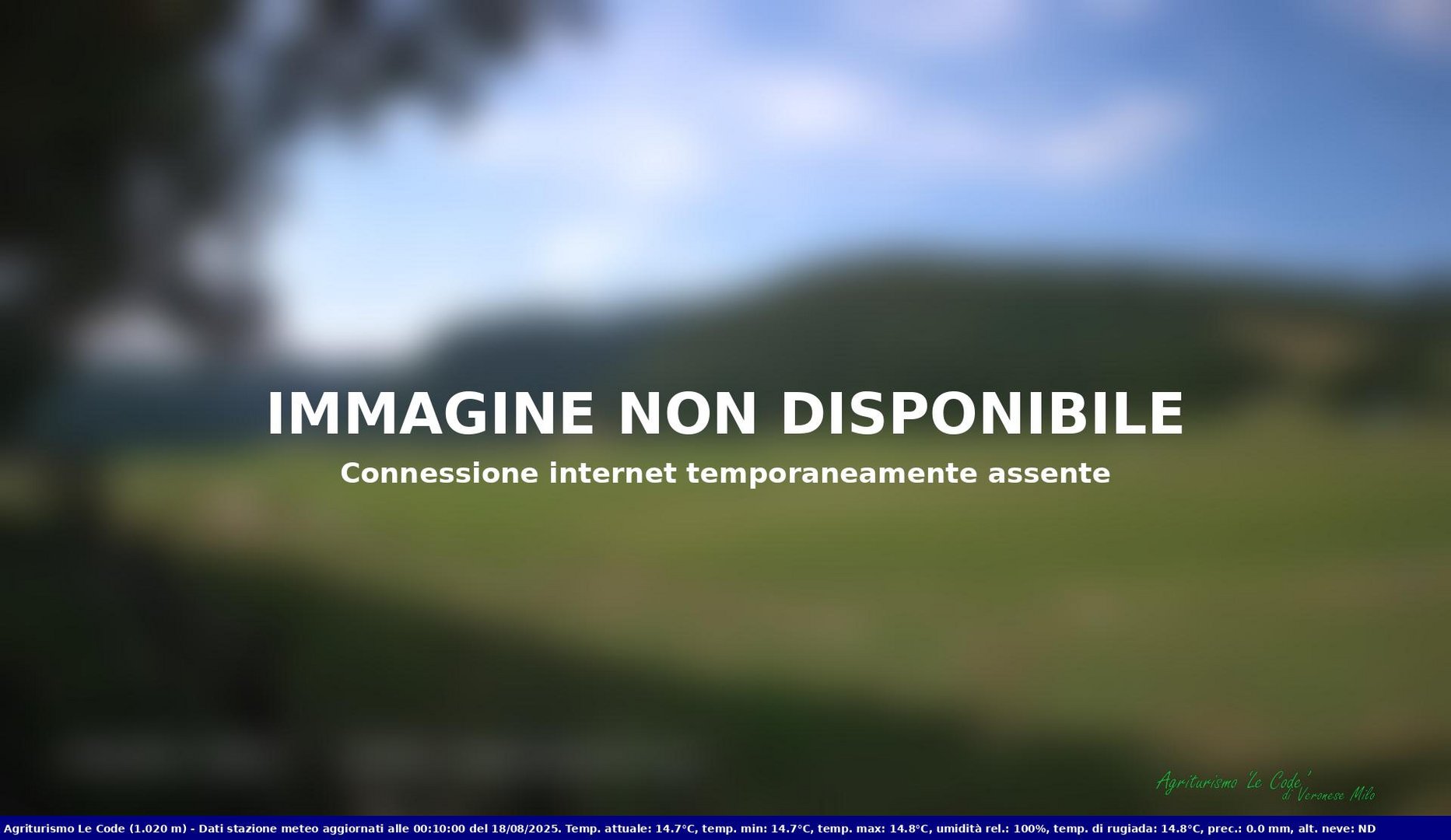 time-lapse frame, Webcam Cansiglio - verso la piana dei "Bech" webcam
