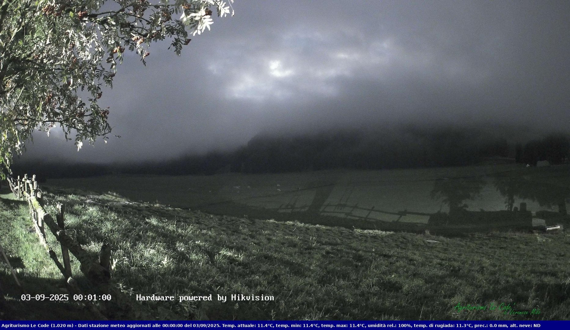 time-lapse frame, Webcam Cansiglio - verso la piana dei "Bech" webcam