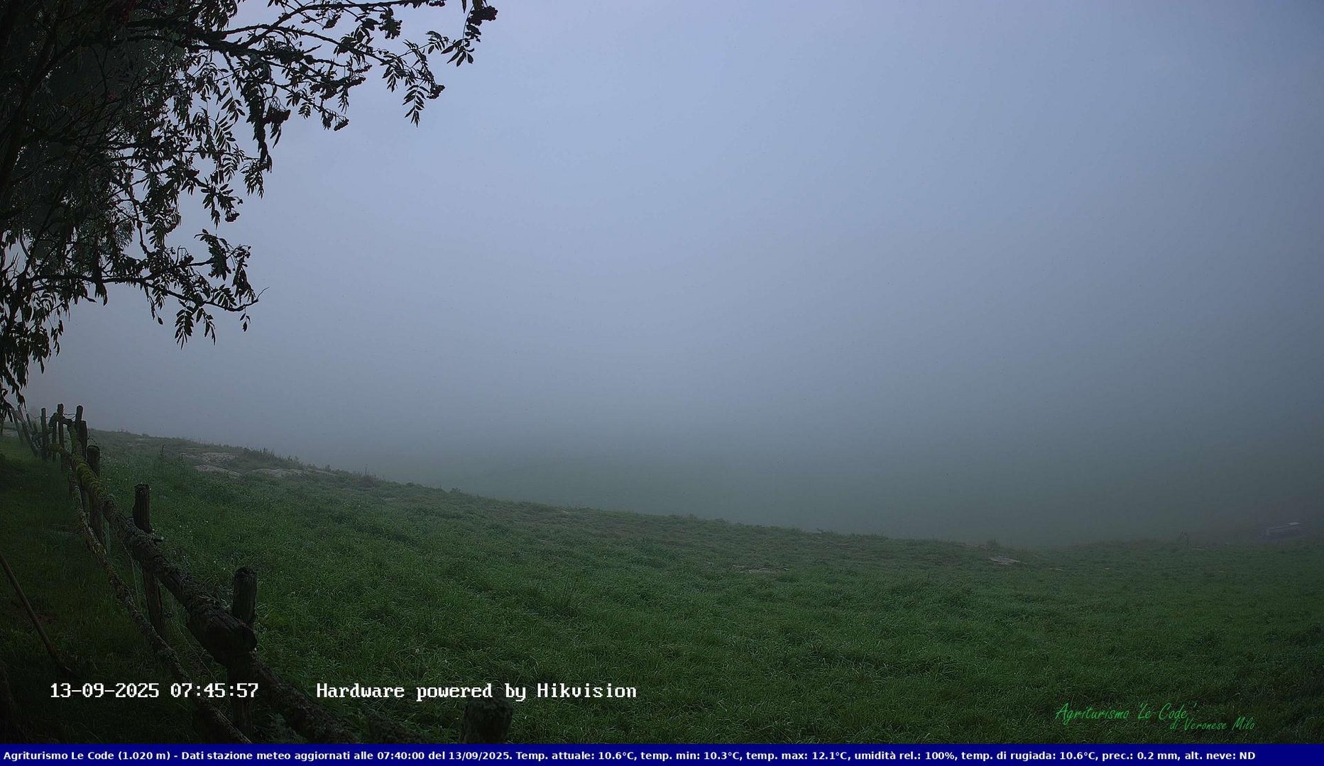 time-lapse frame, Webcam Cansiglio - verso la piana dei "Bech" webcam