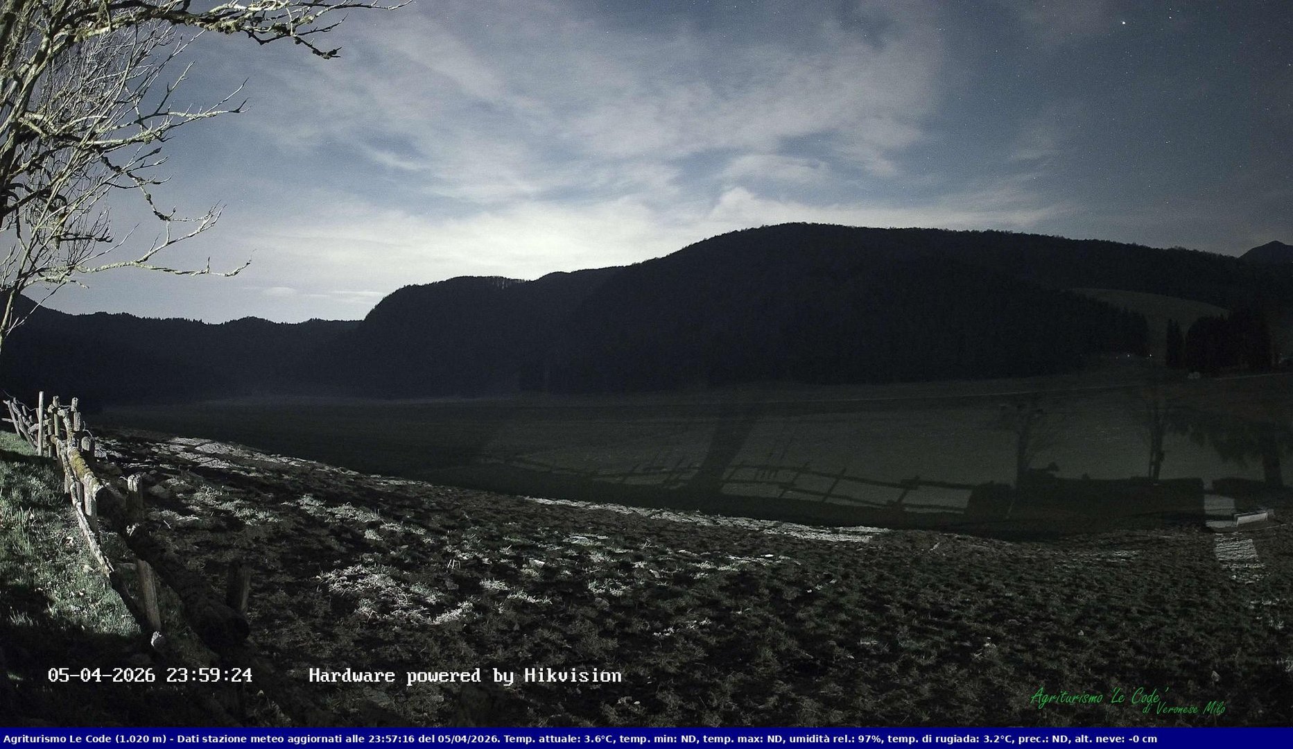 time-lapse frame, Webcam Cansiglio - verso la piana dei "Bech" webcam