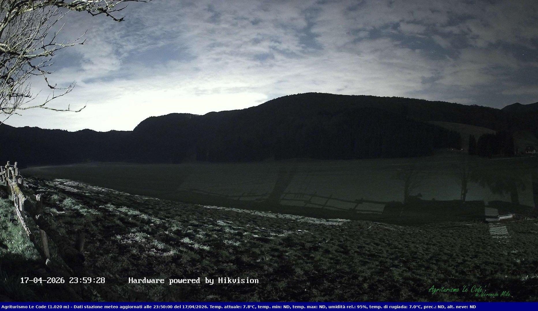 time-lapse frame, Webcam Cansiglio - verso la piana dei "Bech" webcam