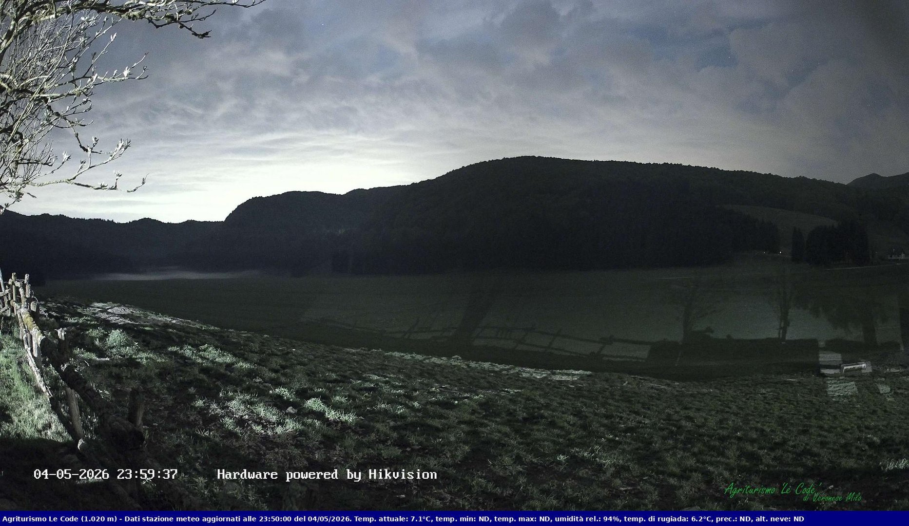time-lapse frame, Webcam Cansiglio - verso la piana dei "Bech" webcam