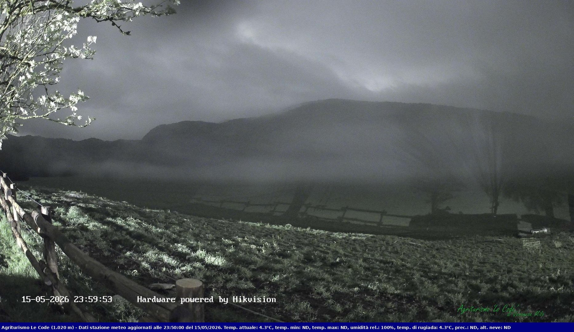 time-lapse frame, Webcam Cansiglio - verso la piana dei "Bech" webcam