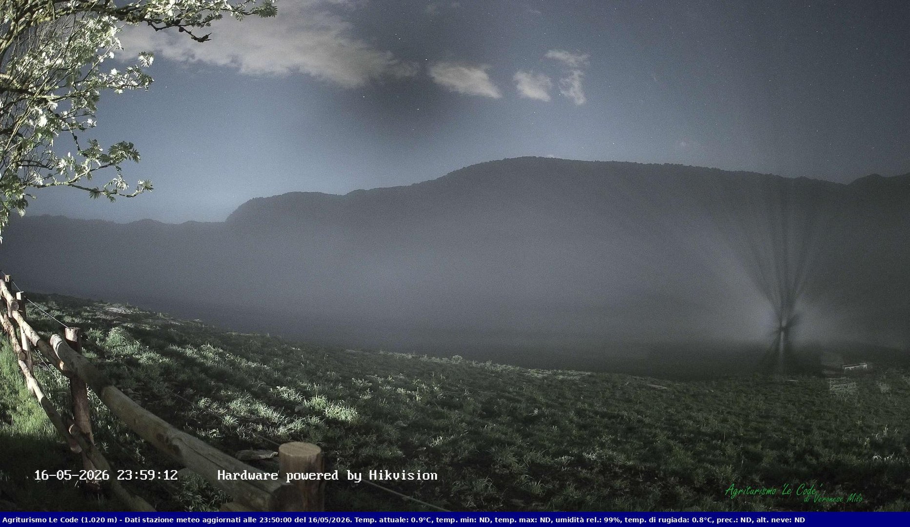 time-lapse frame, Webcam Cansiglio - verso la piana dei "Bech" webcam