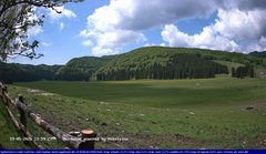 view from Webcam Cansiglio - verso la piana dei "Bech" on 2026-05-19