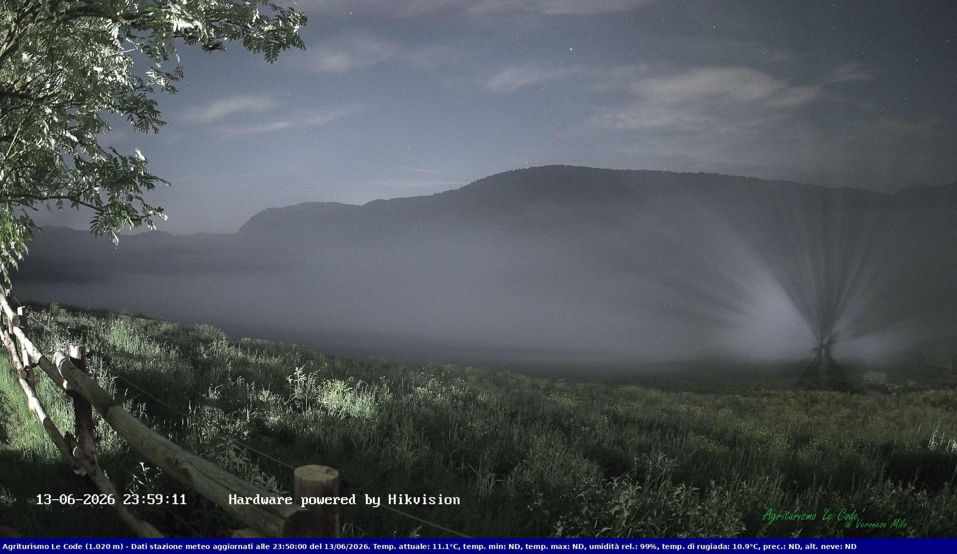 time-lapse frame, Webcam Cansiglio - verso la piana dei "Bech" webcam