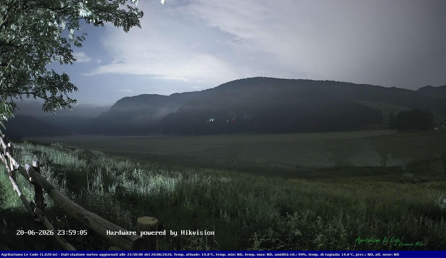time-lapse frame, Webcam Cansiglio - verso la piana dei "Bech" webcam