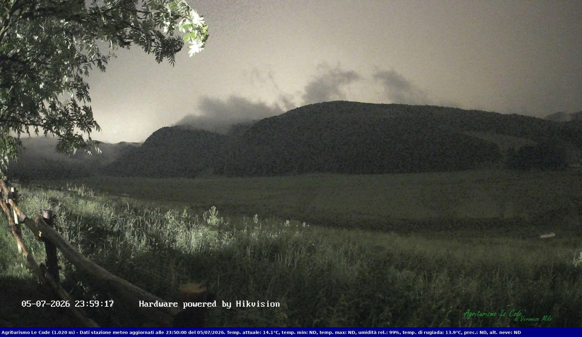 time-lapse frame, Webcam Cansiglio - verso la piana dei "Bech" webcam