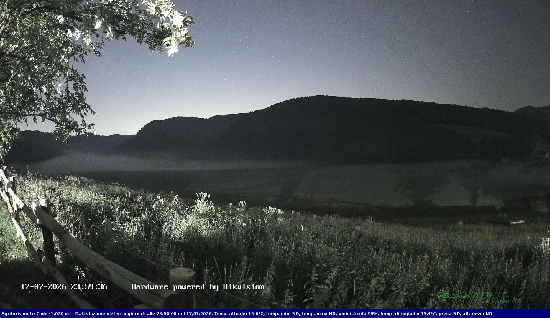 time-lapse frame, Webcam Cansiglio - verso la piana dei "Bech" webcam