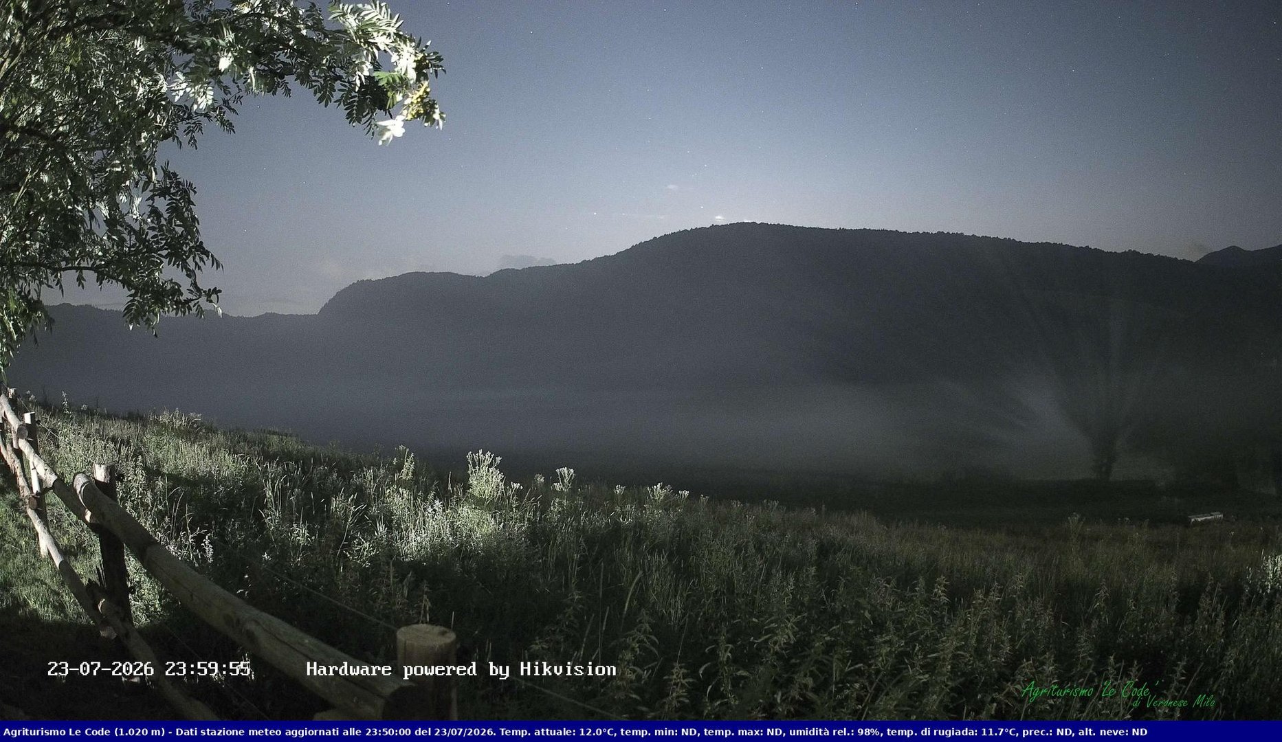 time-lapse frame, Webcam Cansiglio - verso la piana dei "Bech" webcam