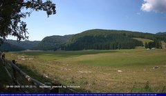 view from Webcam Cansiglio - verso la piana dei "Bech" on 2026-08-10