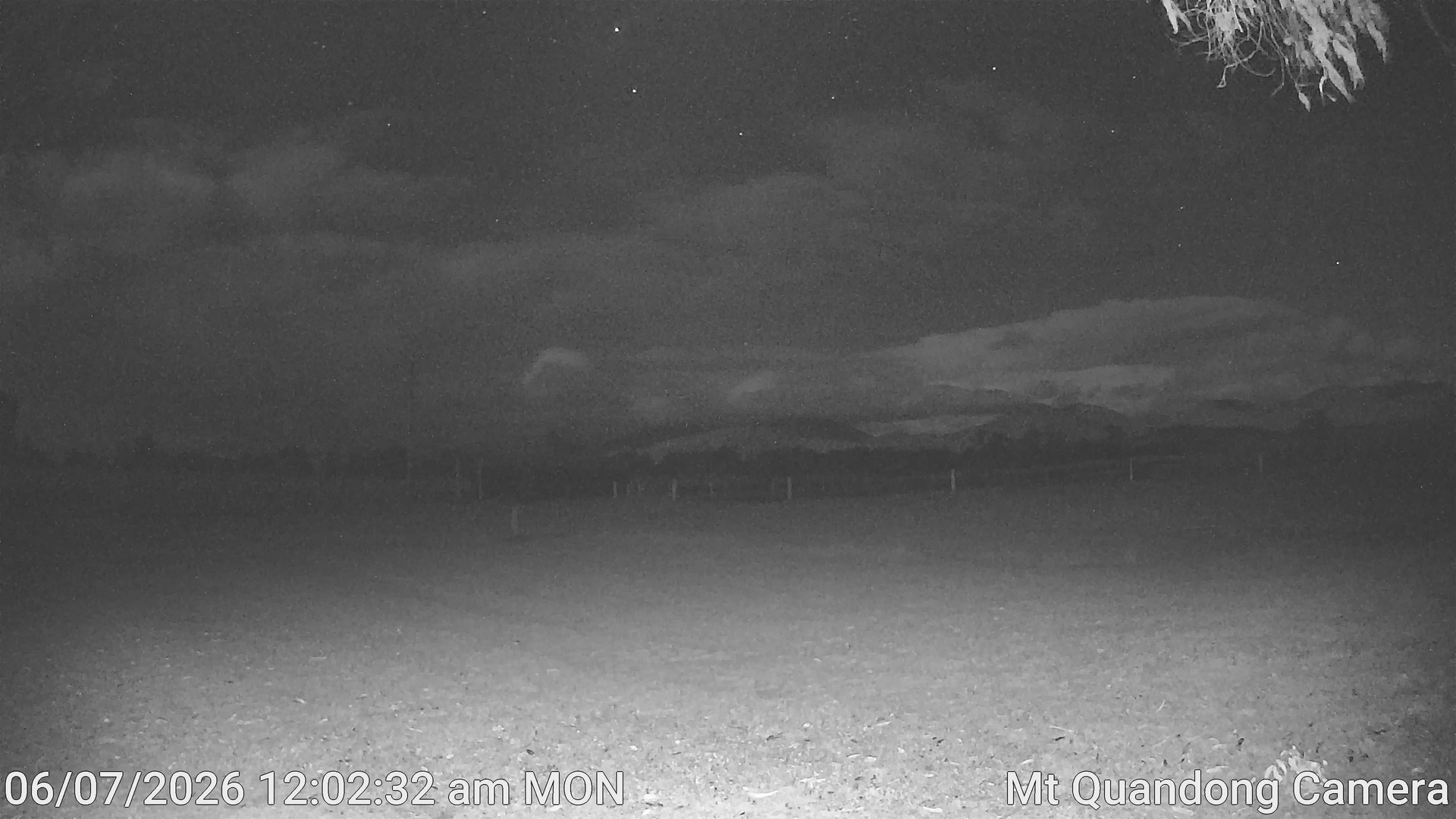 time-lapse frame, Mt Quandong Camera webcam