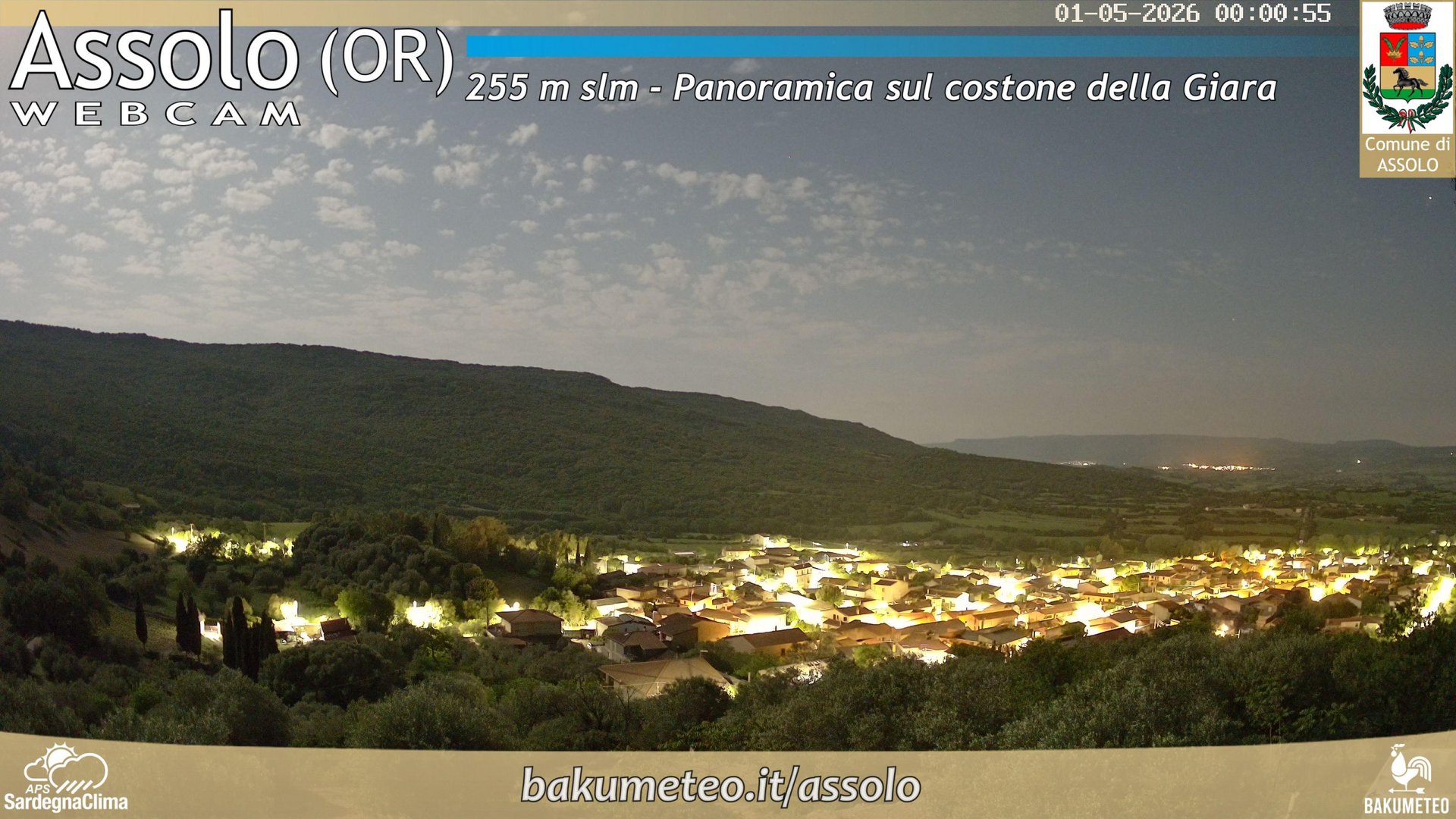 time-lapse frame, Assolo webcam
