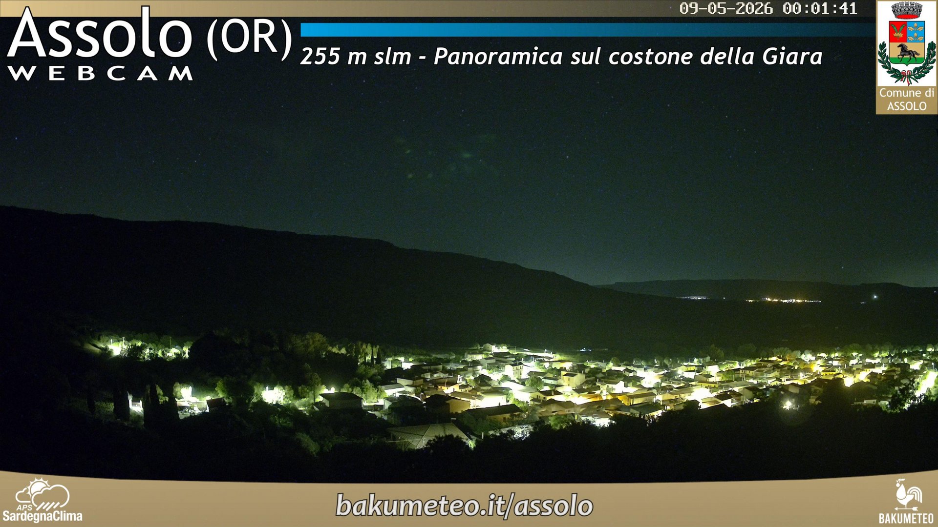 time-lapse frame, Assolo webcam