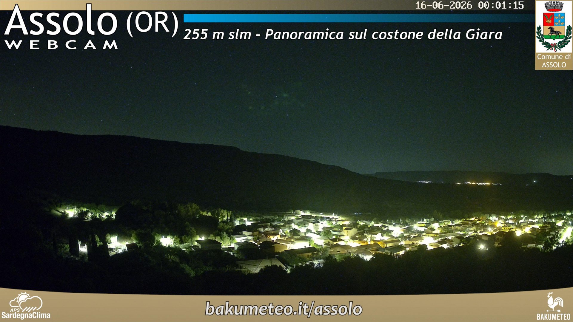 time-lapse frame, Assolo webcam