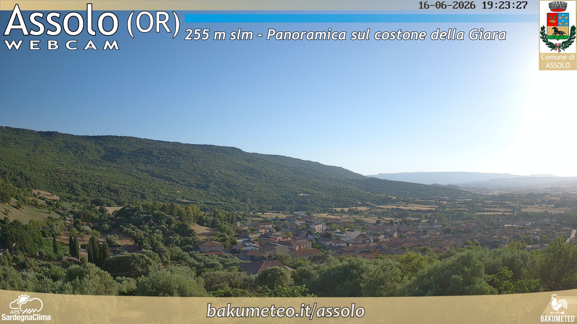 time-lapse frame, Assolo webcam