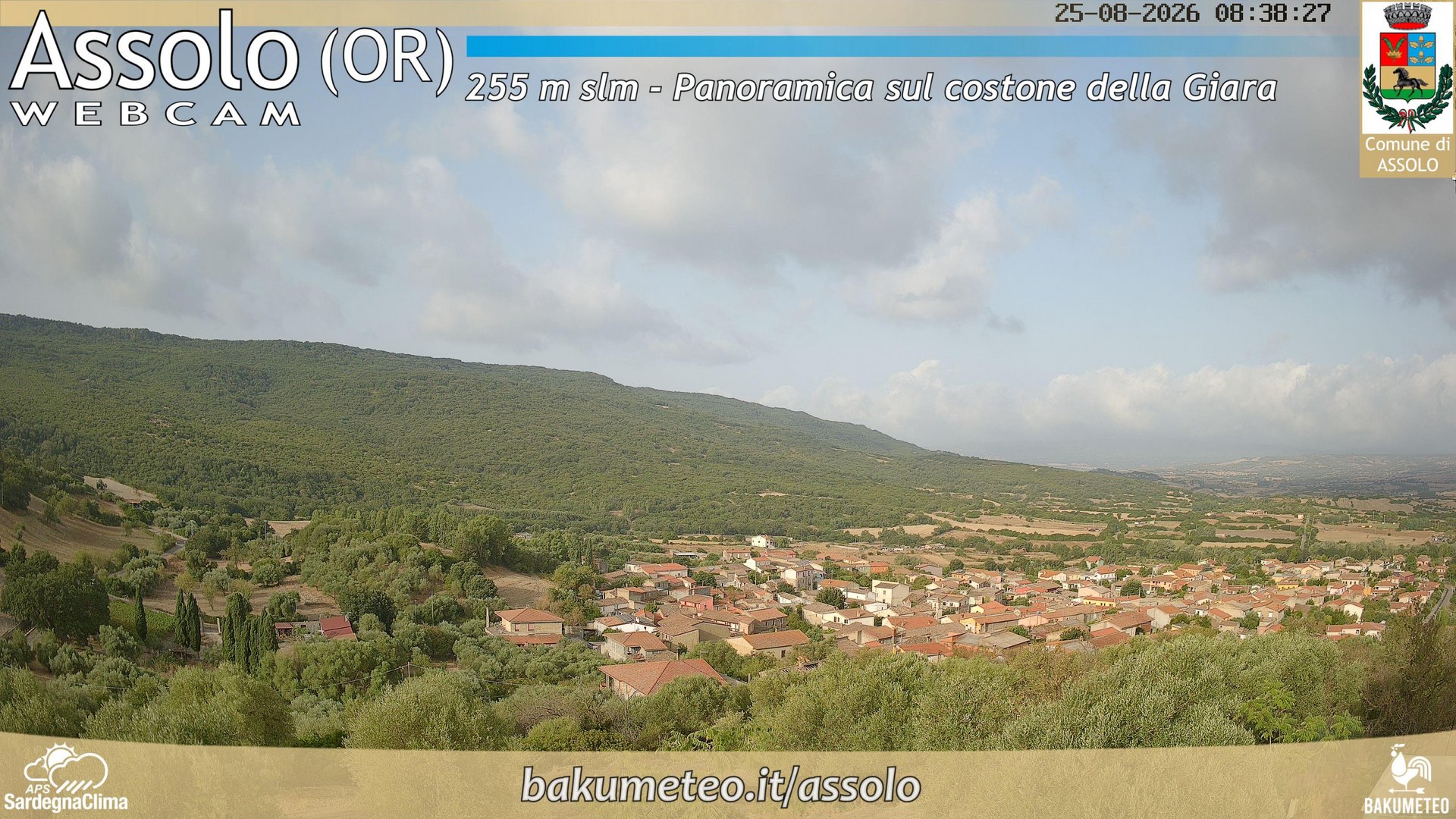 time-lapse frame, Assolo webcam