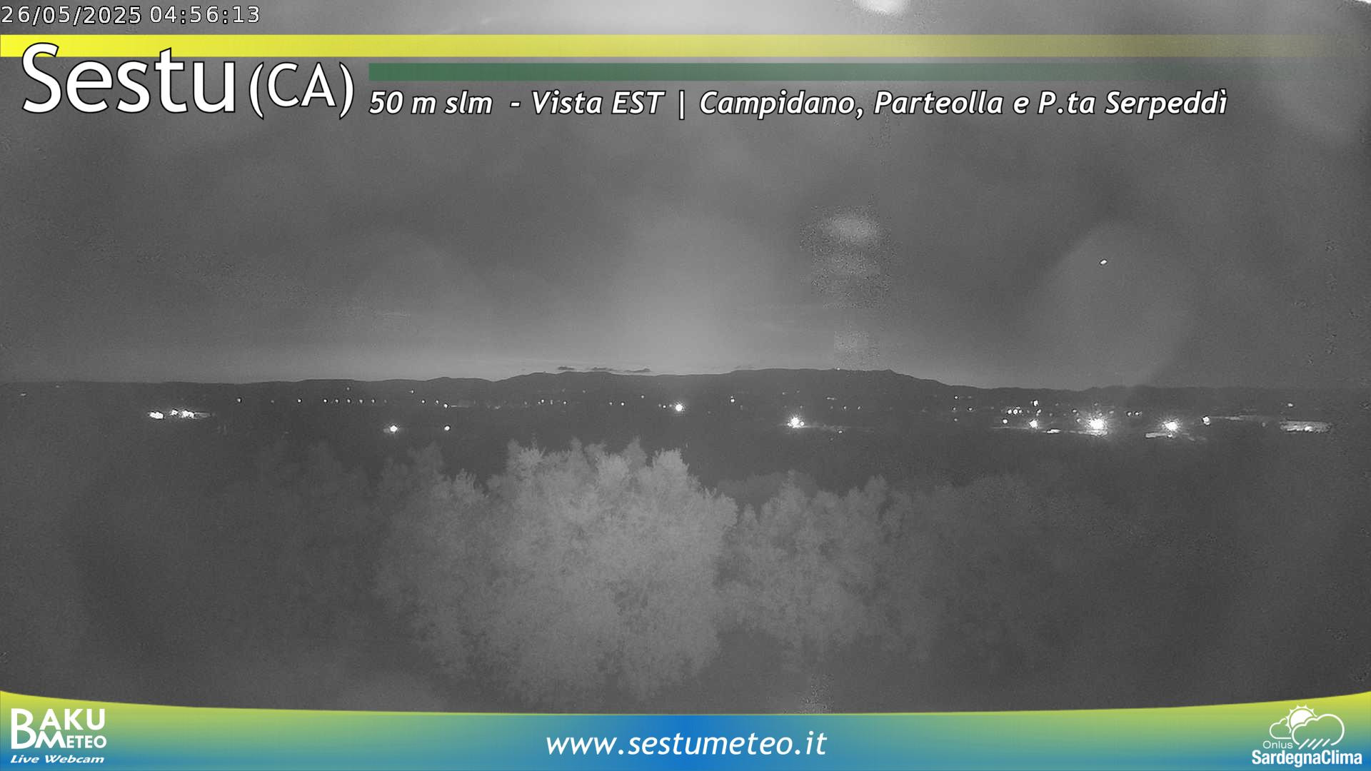 time-lapse frame, Sestu webcam