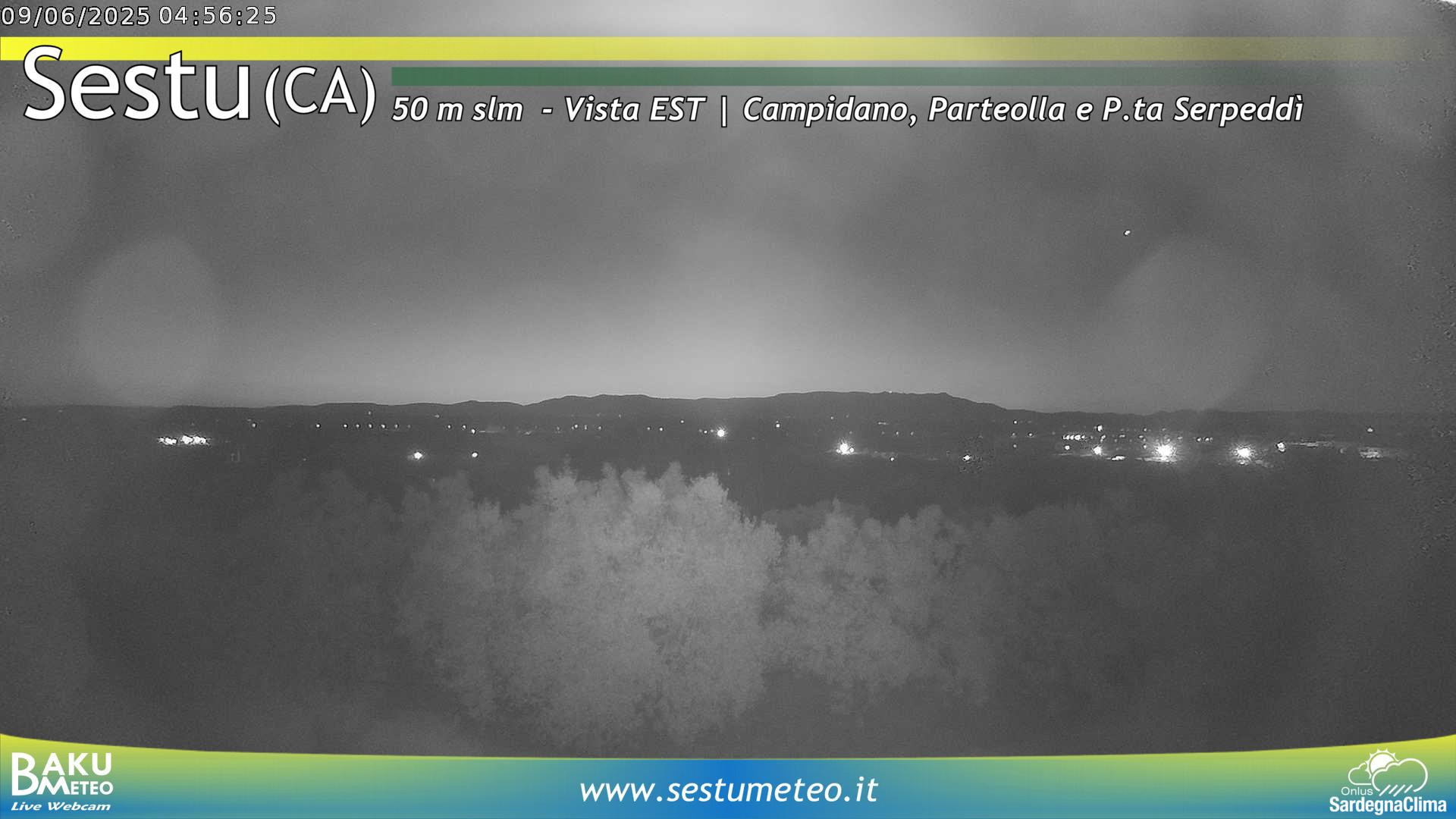 time-lapse frame, Sestu webcam