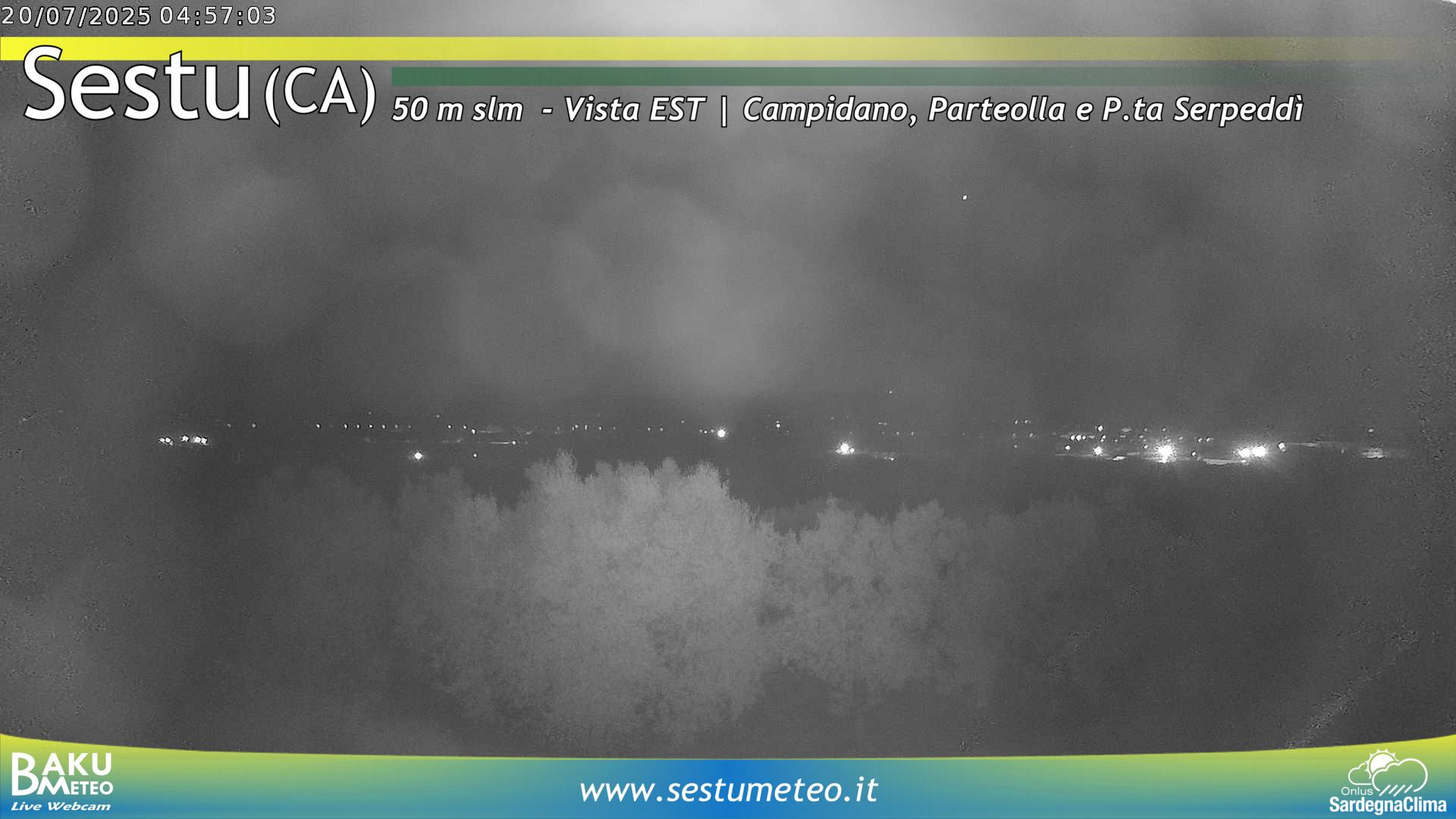 time-lapse frame, Sestu webcam