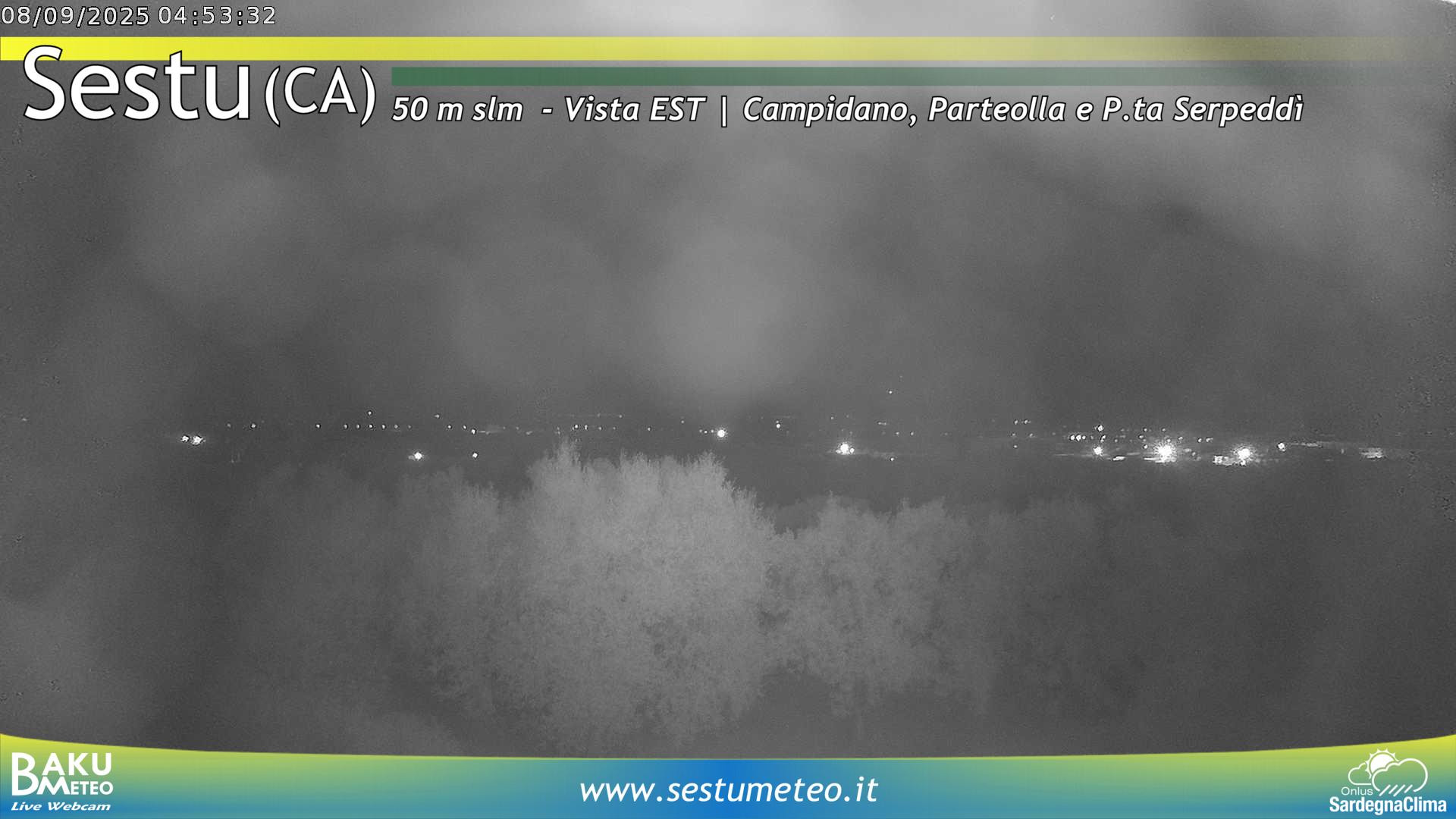 time-lapse frame, Sestu webcam