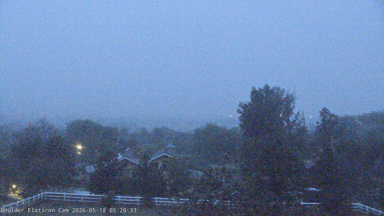 time-lapse frame, Louisville Flatirons time-lapse webcam