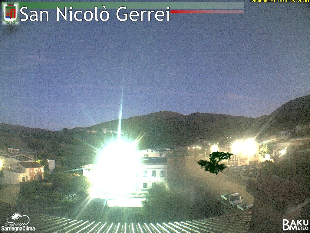 time-lapse frame, San Nicolò webcam