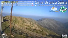 view from Cima Bruncu on 2025-06-09