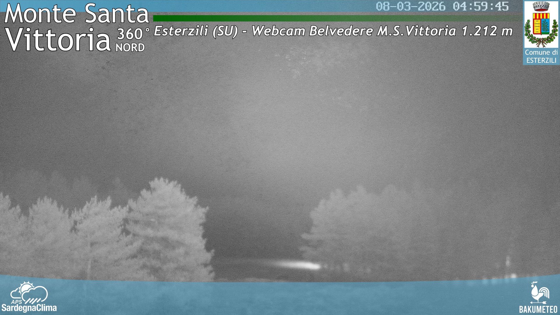 time-lapse frame, Asuni San Giovanni webcam