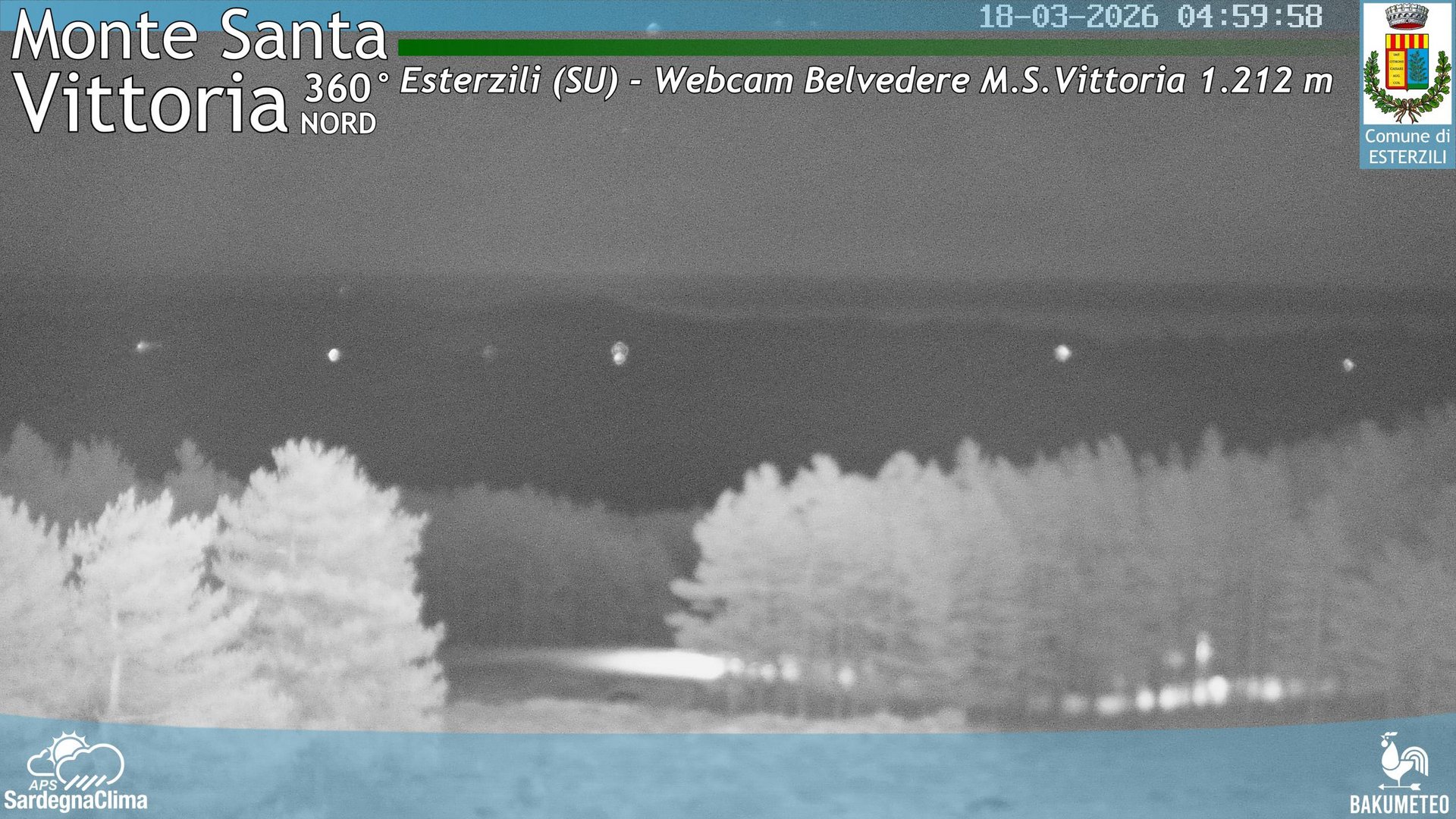 time-lapse frame, Asuni San Giovanni webcam