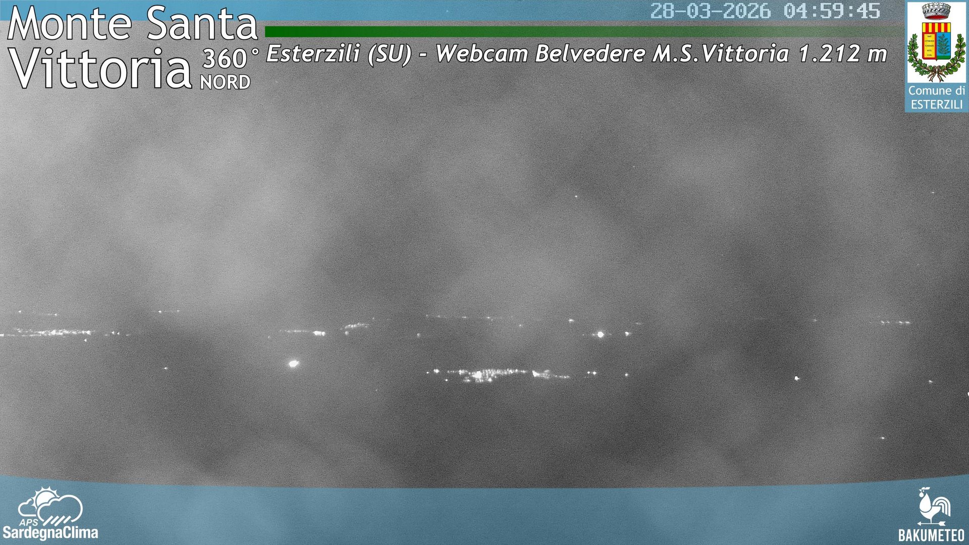 time-lapse frame, Asuni San Giovanni webcam