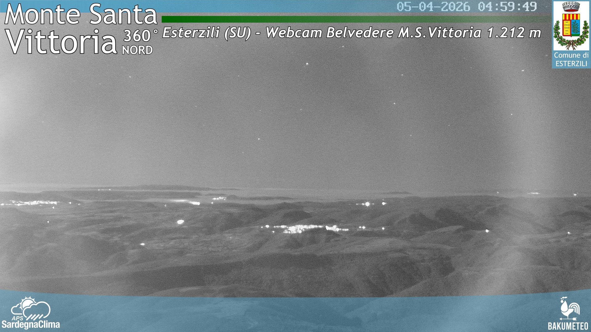 time-lapse frame, Asuni San Giovanni webcam