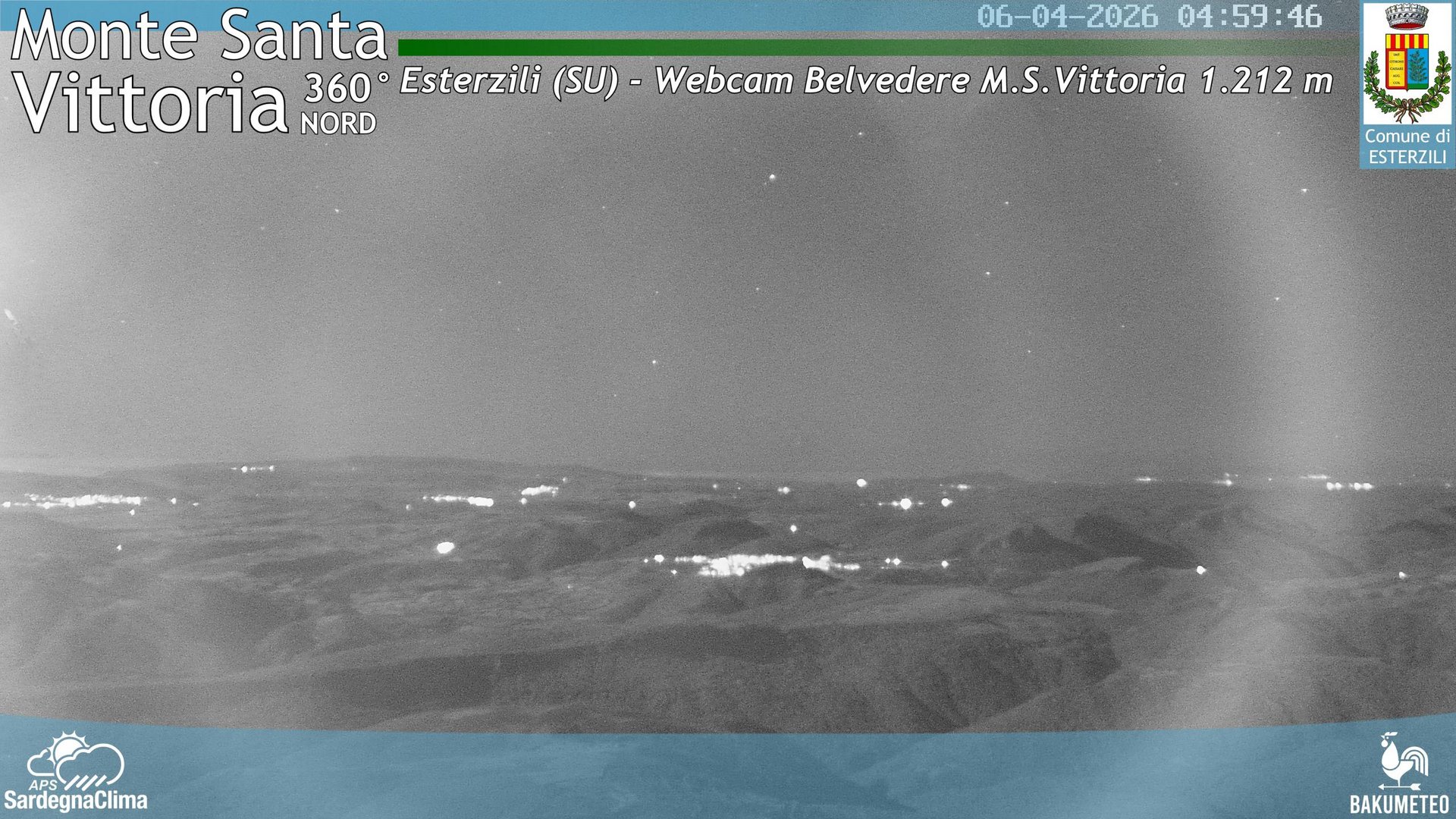 time-lapse frame, Asuni San Giovanni webcam
