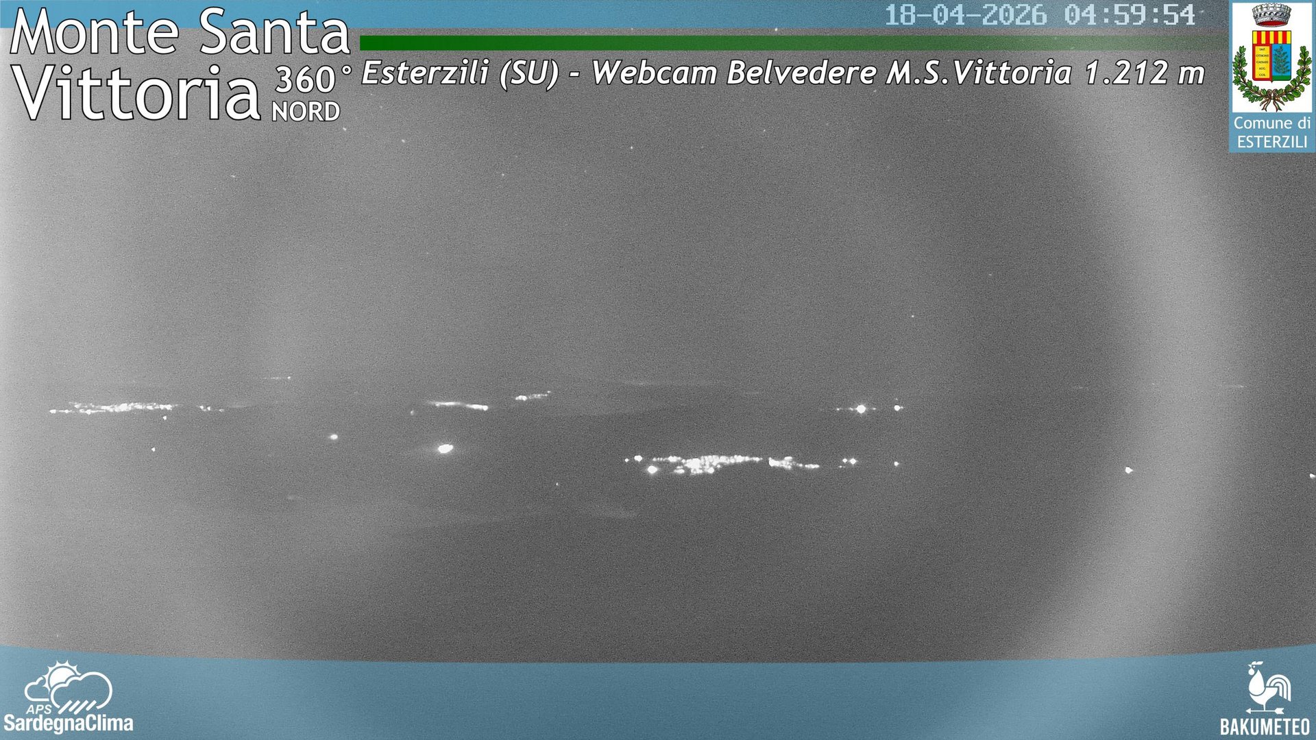 time-lapse frame, Asuni San Giovanni webcam