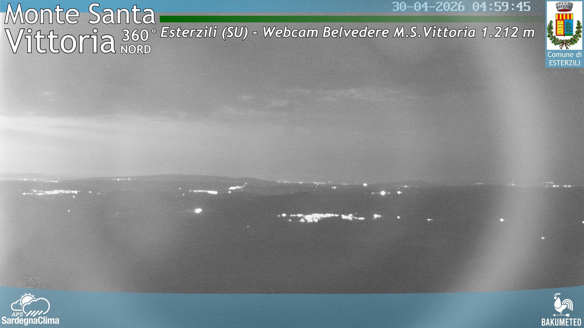 time-lapse frame, Asuni San Giovanni webcam