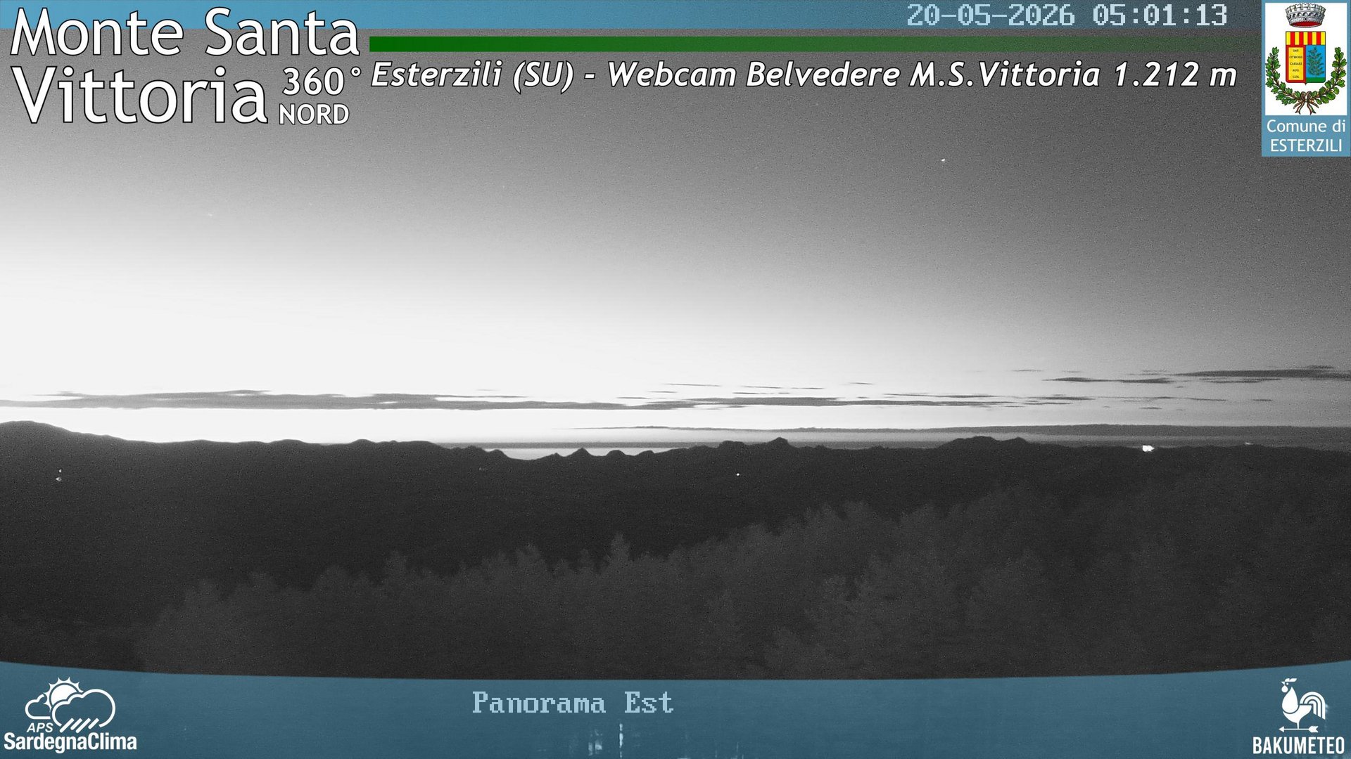 time-lapse frame, Asuni San Giovanni webcam