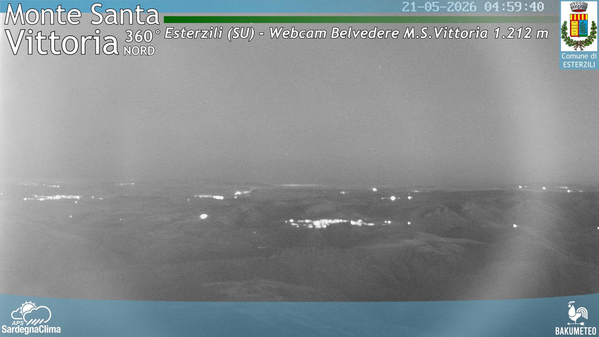 time-lapse frame, Asuni San Giovanni webcam