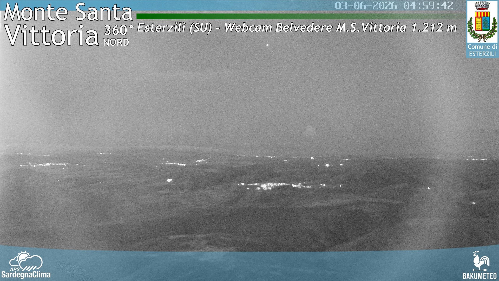 time-lapse frame, Asuni San Giovanni webcam