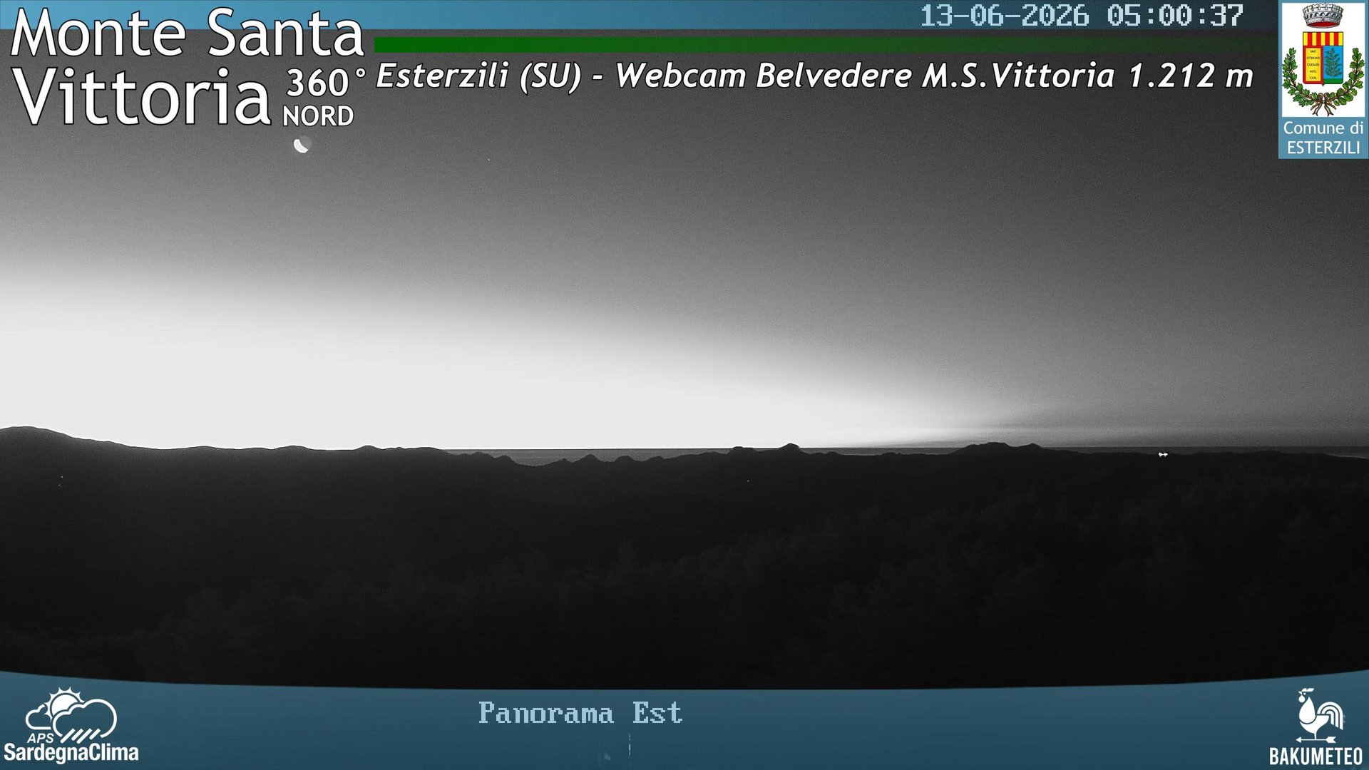 time-lapse frame, Asuni San Giovanni webcam