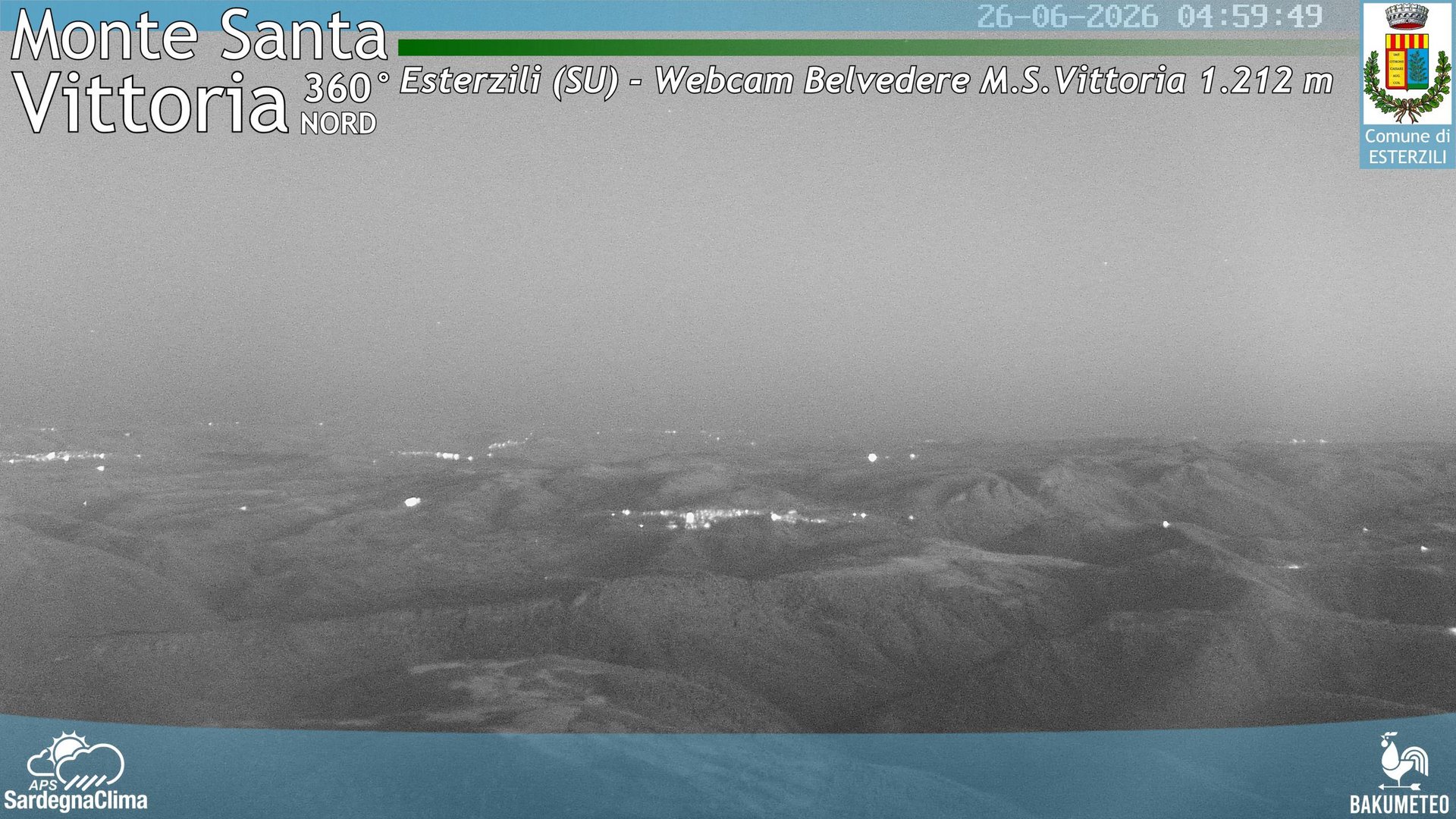 time-lapse frame, Asuni San Giovanni webcam