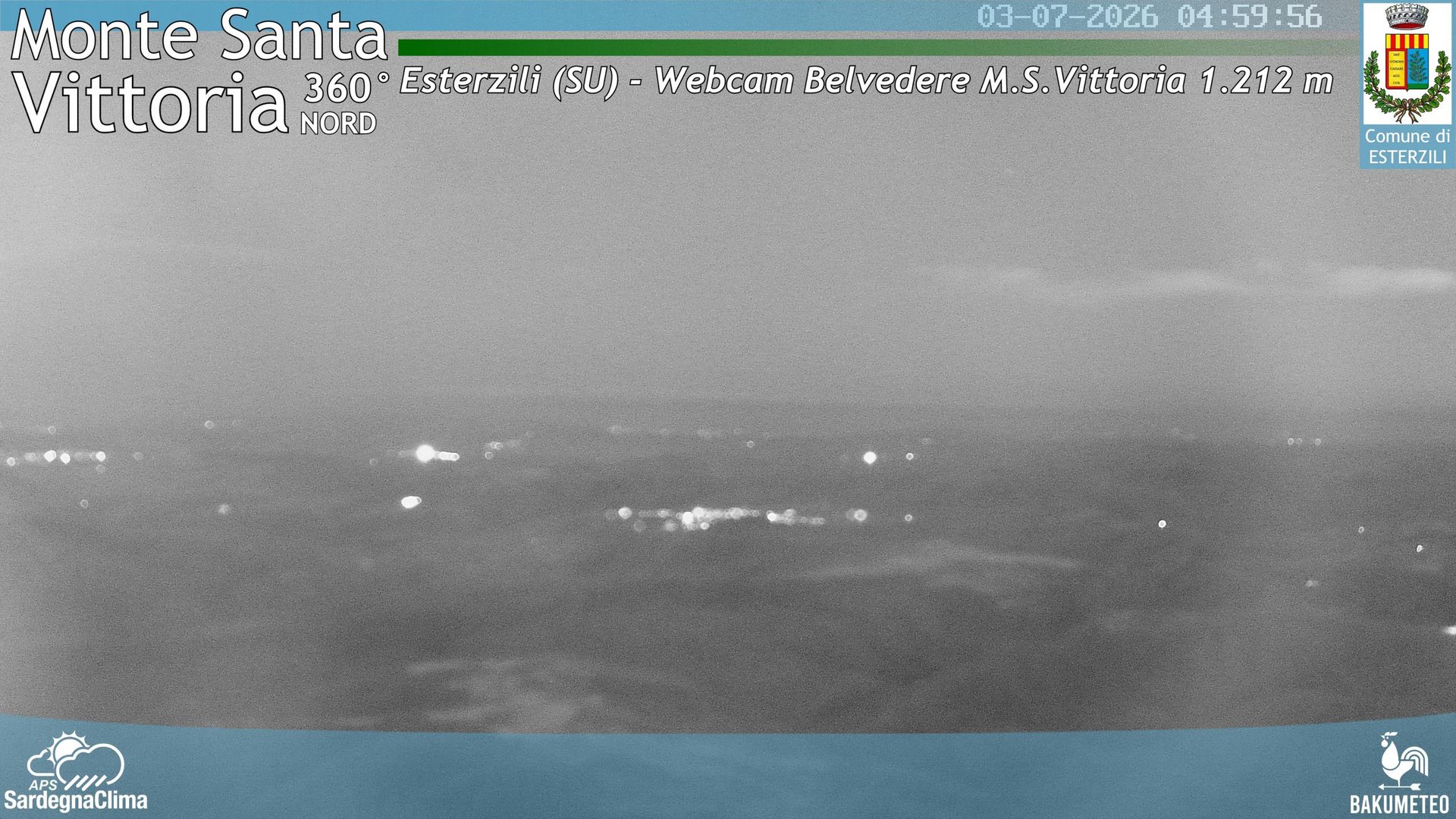 time-lapse frame, Asuni San Giovanni webcam