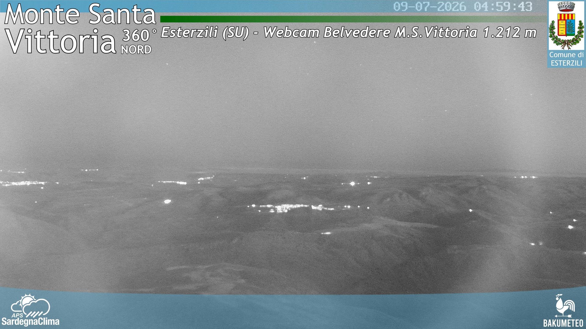time-lapse frame, Asuni San Giovanni webcam