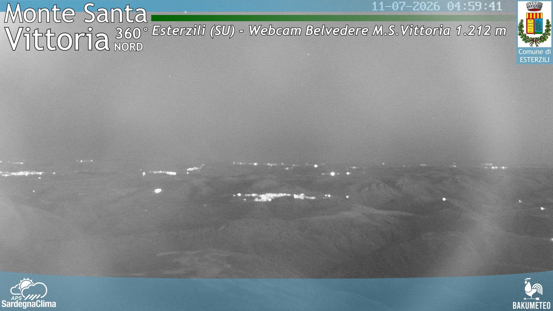 time-lapse frame, Asuni San Giovanni webcam