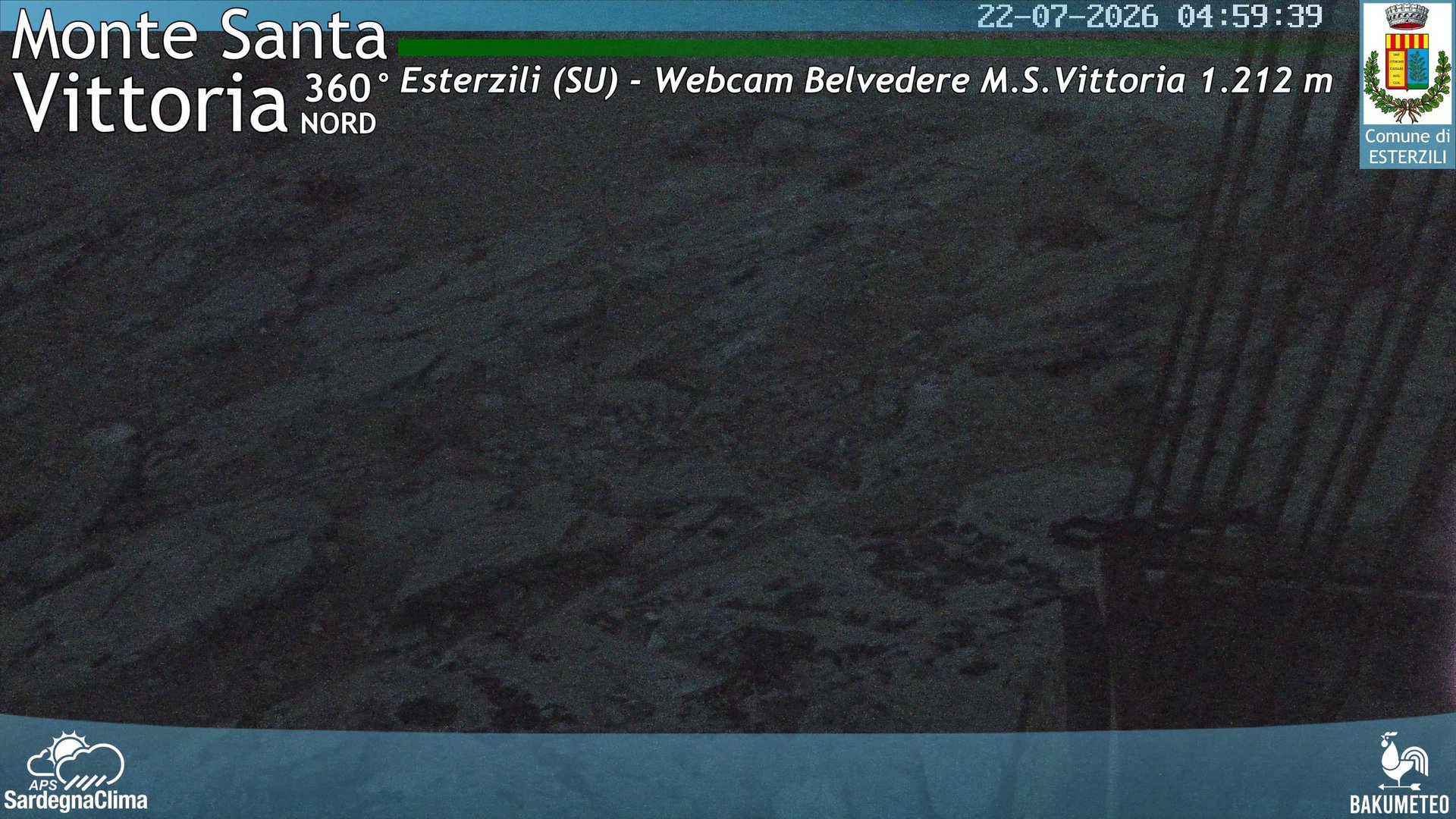 time-lapse frame, Asuni San Giovanni webcam